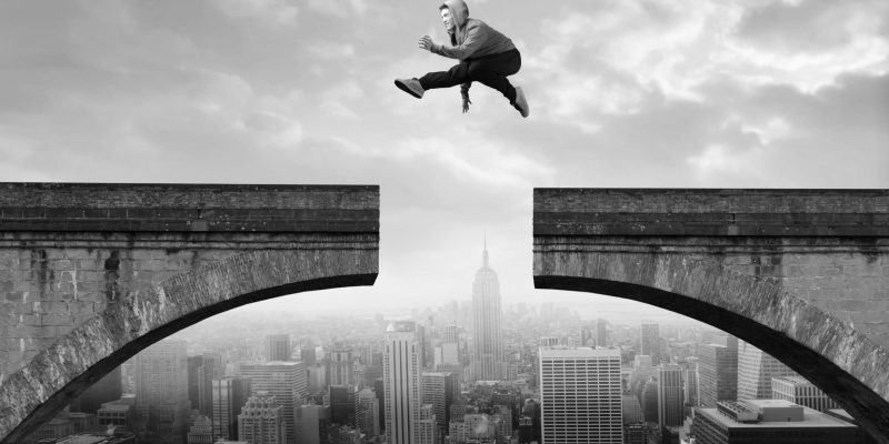 Man on Bridge